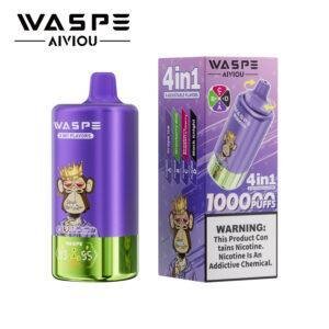 WASPE 4IN1 100000 Puffs The Ultimate Multi Flavor Rechargeable Vape