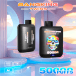 Bang King Twins 50000 Puffs Dual Pod Disposable Vape 56mL Total E-Liquid Dual Mesh Coil Type-C Rechargeable