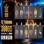 Bang King 30000 Puffs Totem Disposable Vape 2 Animal Totem Designs 650mAh Mesh Coil Type-C Rechargeable