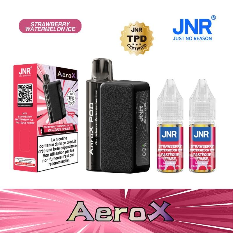 JNR AeroX 32000 Puffs Refillable Pod Vape Kit | TPD Certified Dual Mesh Coil | Long-Lasting 850mAh Battery - Image 6