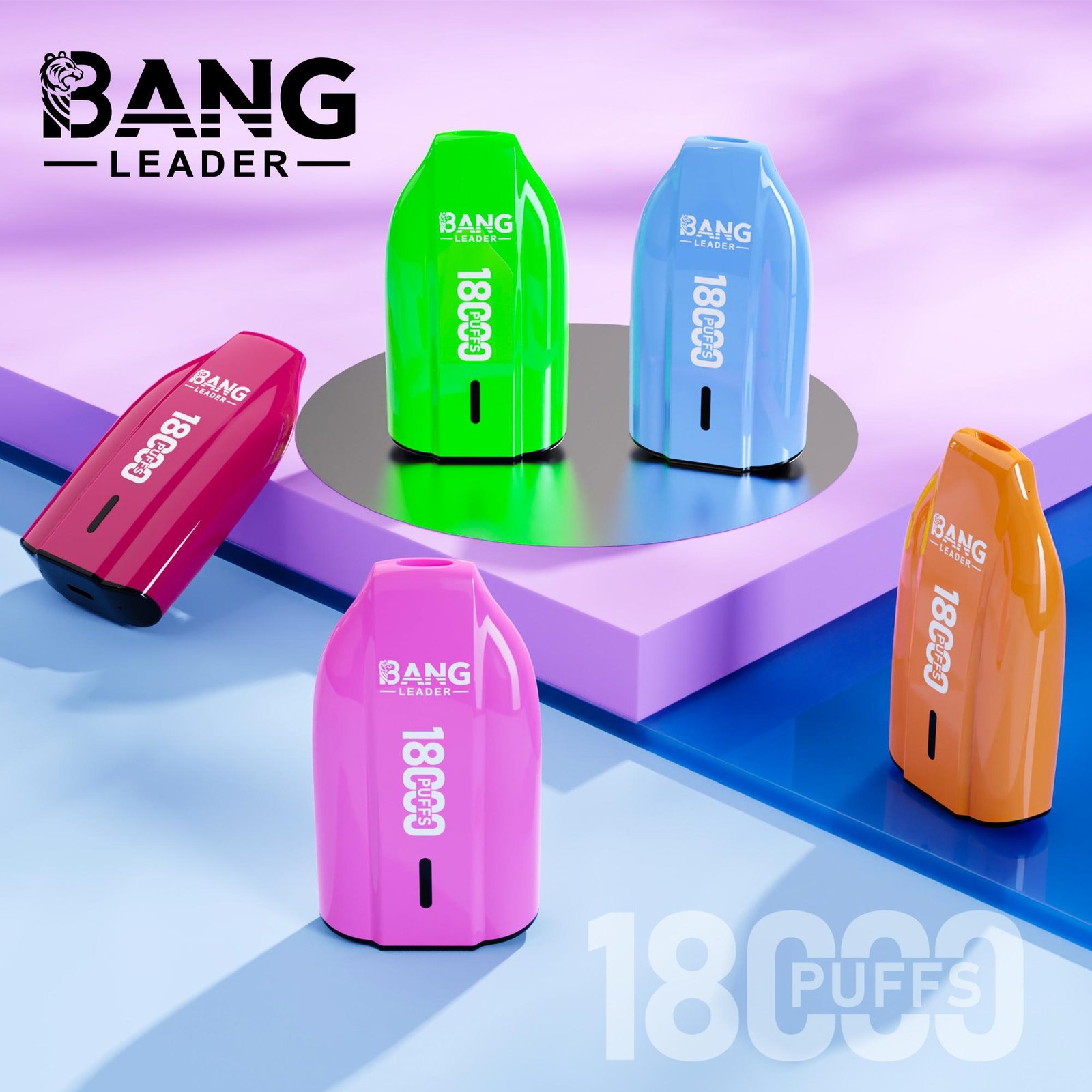 BANG LEADER 18000 Puffs Rechargeable Disposable Vape Mesh Coil High Puff Count TypeC Recharge - Image 3