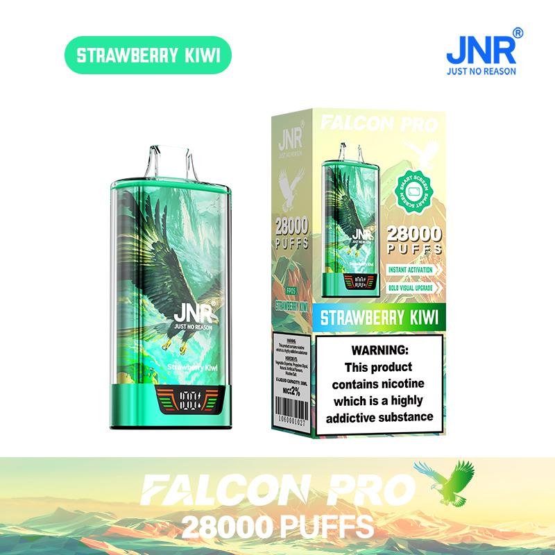 JNR Falcon Pro 28000 Puff Disposable Vape Long Lasting Rechargeable Mesh Coil Rich Flavors - Image 7