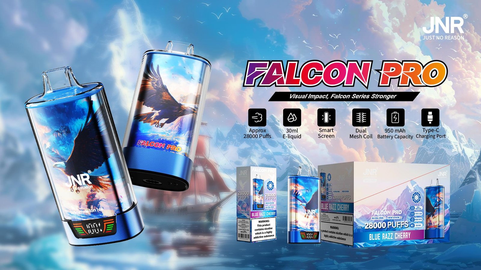 JNR Falcon Pro 28000 Puff