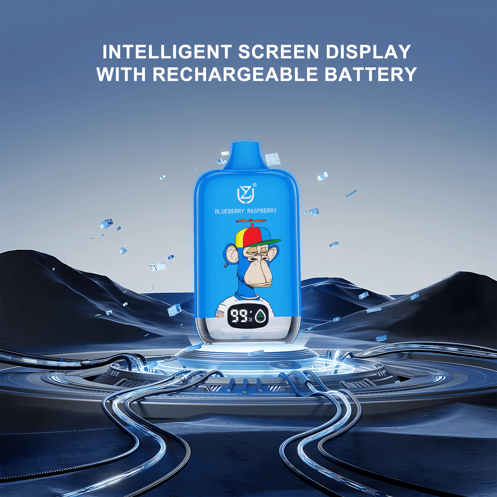 UZY Bang Digital 15000 – Rechargeable 15 000-Puffs Mesh-Coil Disposable Vape, Flavor-Rich & Portable - Image 5