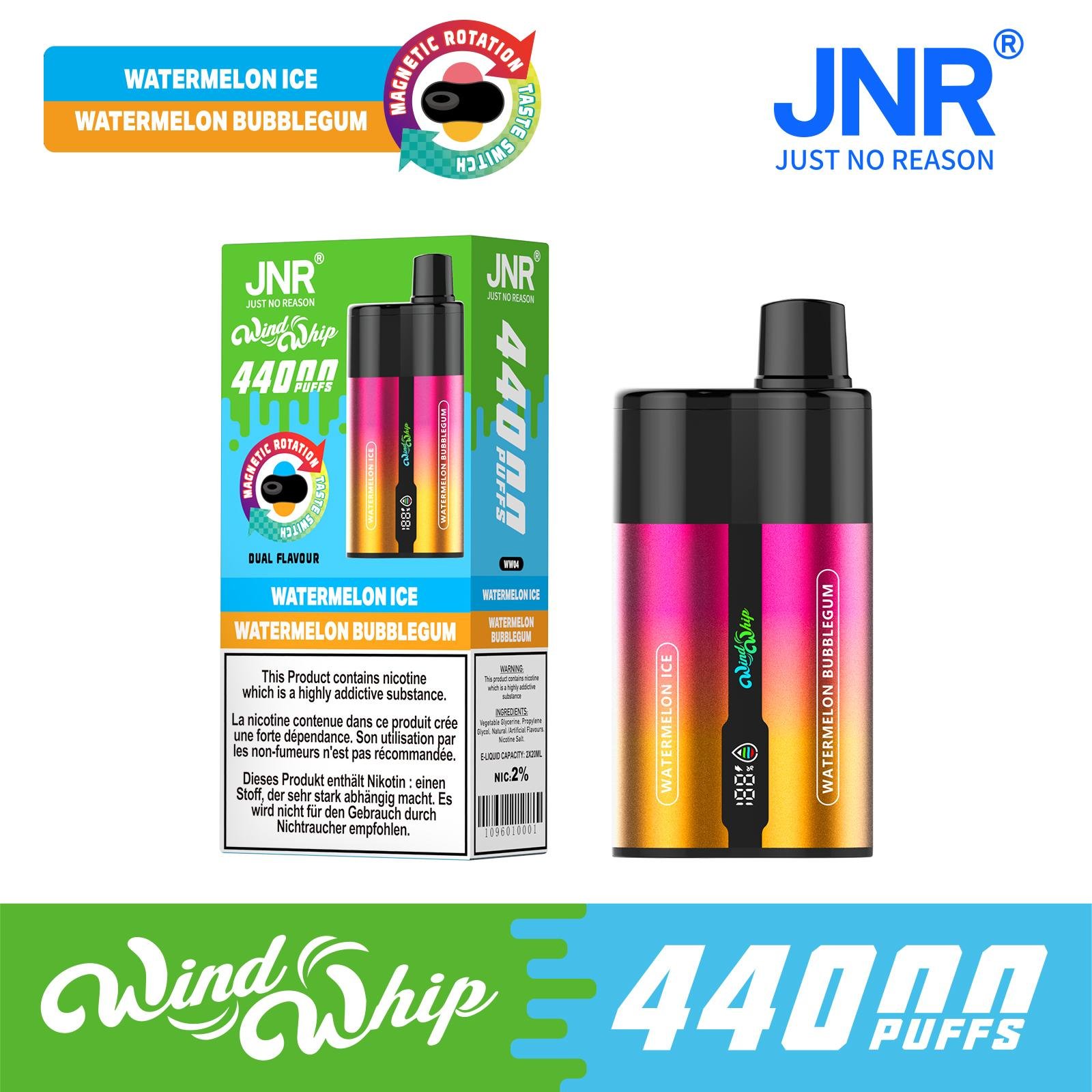 JNR WindWhip 44000 Puff Disposable Vape | 20 Flavors High Puff - Image 5