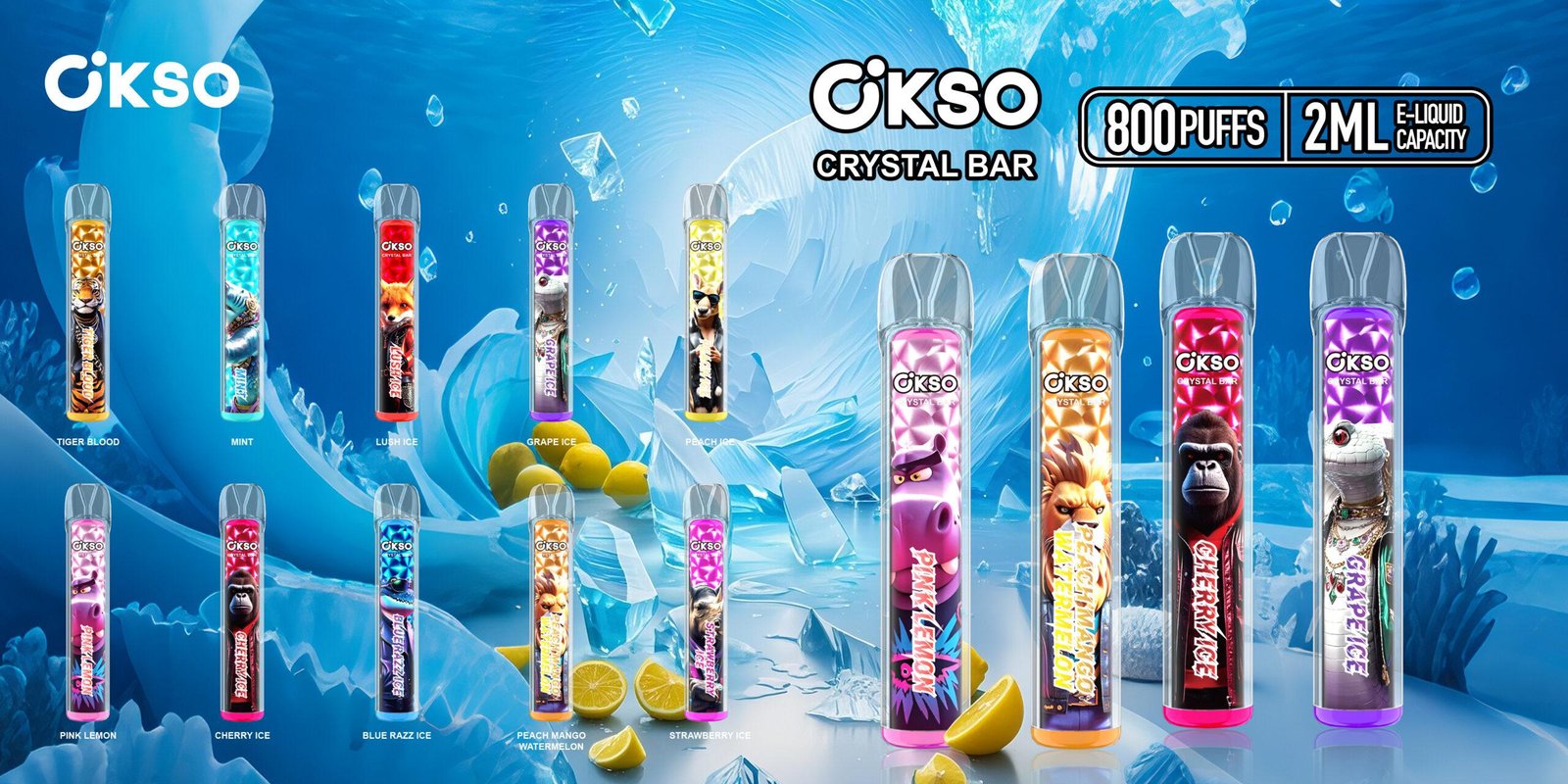 OKSO Crystal Bar 800