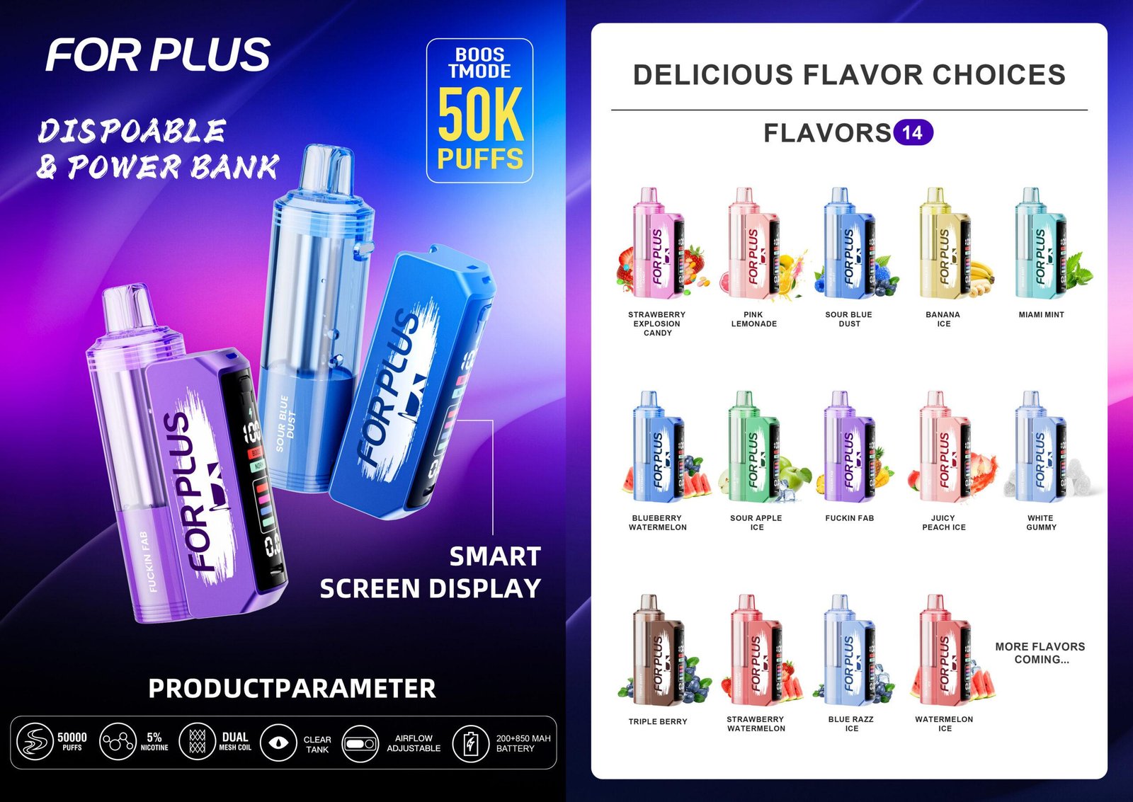 ELFWORLD FOR PLUS 50000 puff