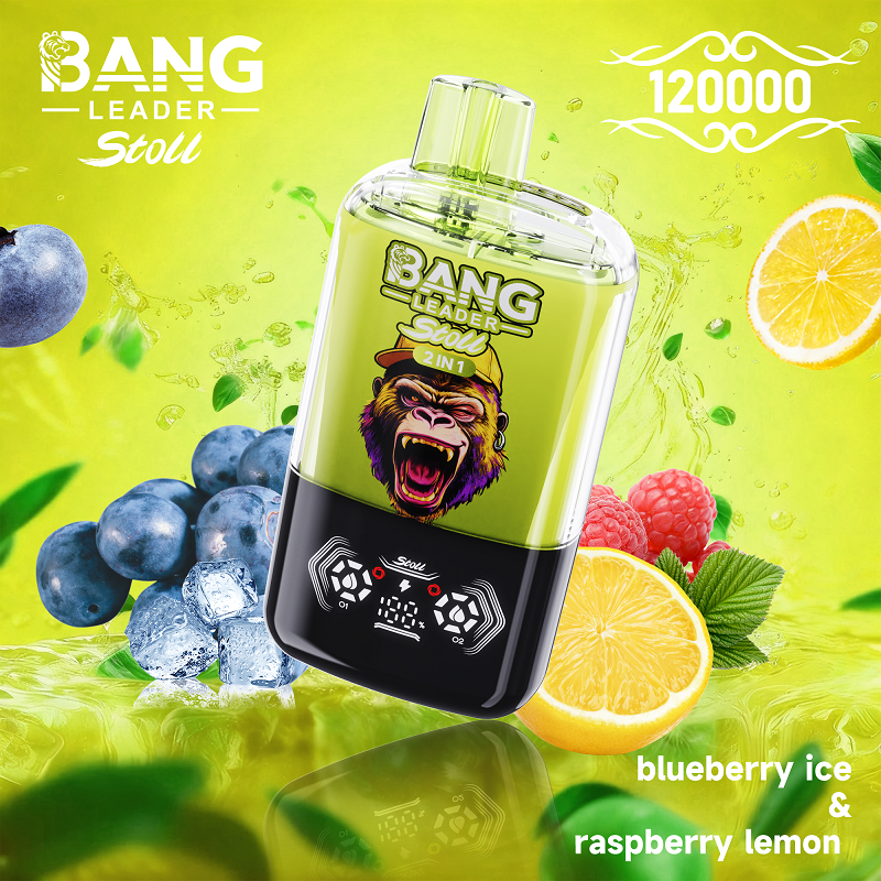 Bang Leader 120000 Puffs Disposable Vape | 2-in-1 Dual Flavor Switch & Smart LED Display | 120K High Capacity Rechargeable Vape - Image 4