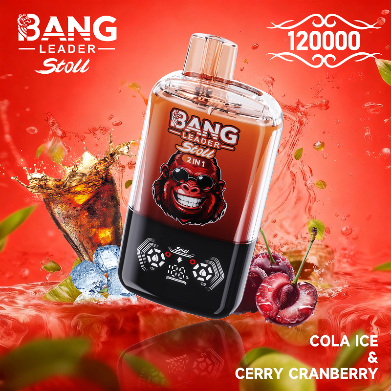 Bang Leader 120000 Puffs Disposable Vape | 2-in-1 Dual Flavor Switch & Smart LED Display | 120K High Capacity Rechargeable Vape - Image 5