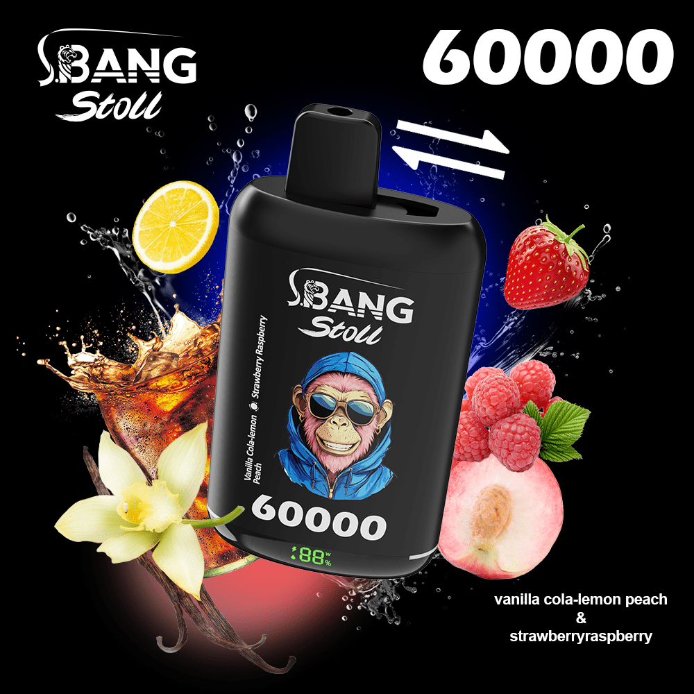 Bang Stoll 60000 Puffs Disposable Device | 2-in-1 Dual Flavor Switch | Integrated Mesh Coil | Rechargeable 650mAh - Image 6