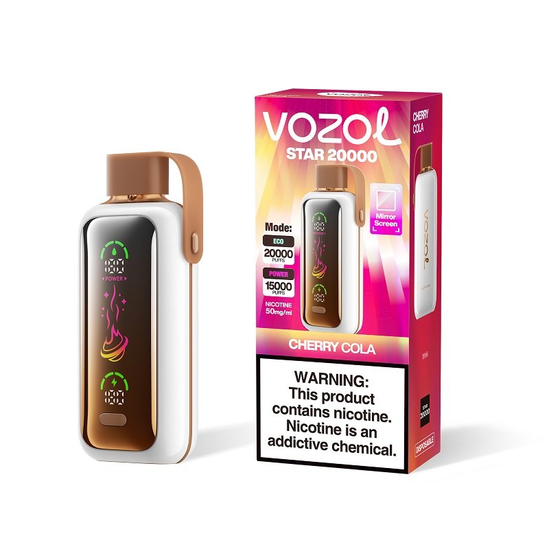 Vozol Star 20000 Puffs Disposable Vape | Dual Mode (ECO/Power) | Full Mirror Smart Screen | S.I.L.C Tech & Dual Mesh Coil | 20K Puff Rechargeable - Wholesale Europe - Image 7