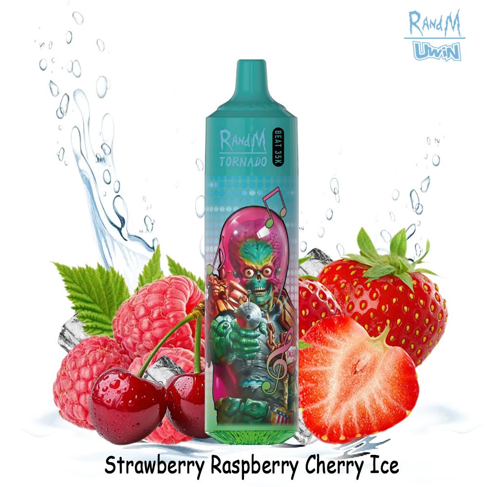 Uwin RandM Tornado Beat 35000 Puffs Disposable Vape – Music Sync RGB Lights & Dual Mesh Coil – 850mAh Rechargeable Type-C - Image 4