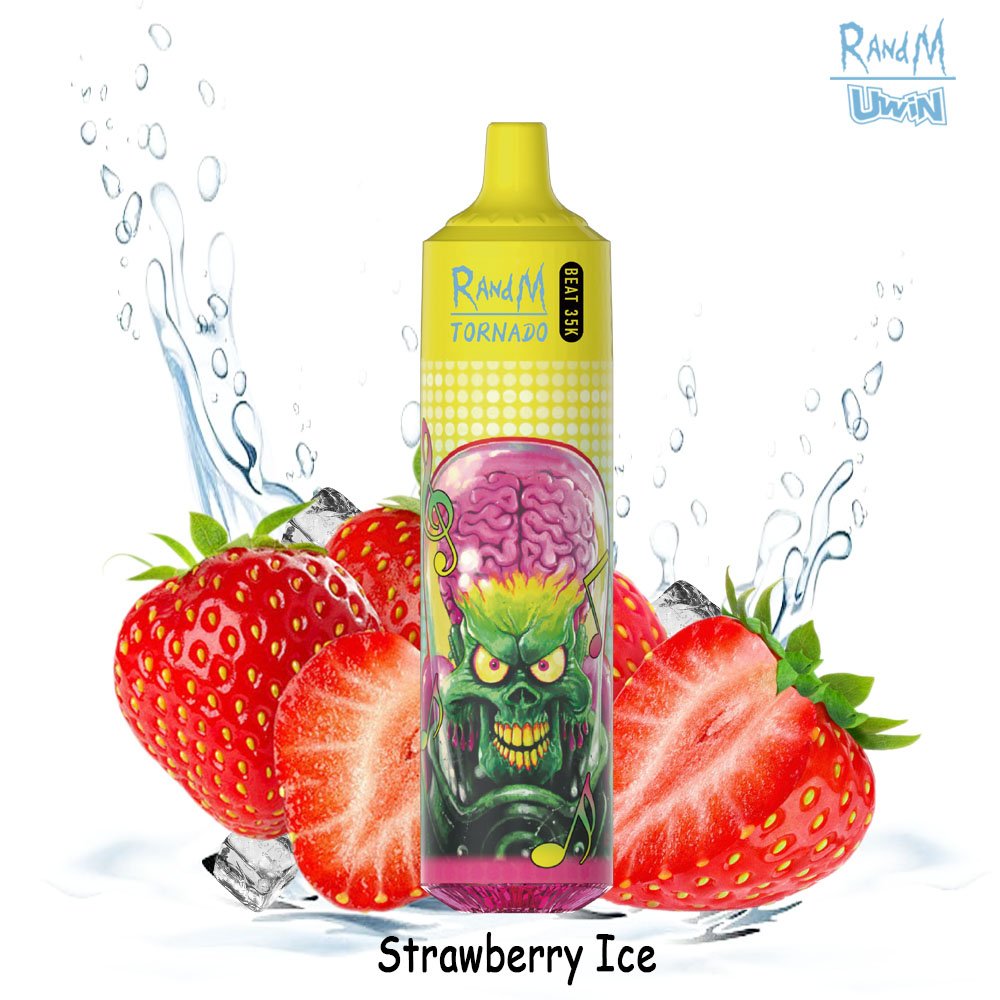 Uwin RandM Tornado Beat 35000 Puffs Disposable Vape – Music Sync RGB Lights & Dual Mesh Coil – 850mAh Rechargeable Type-C - Image 6