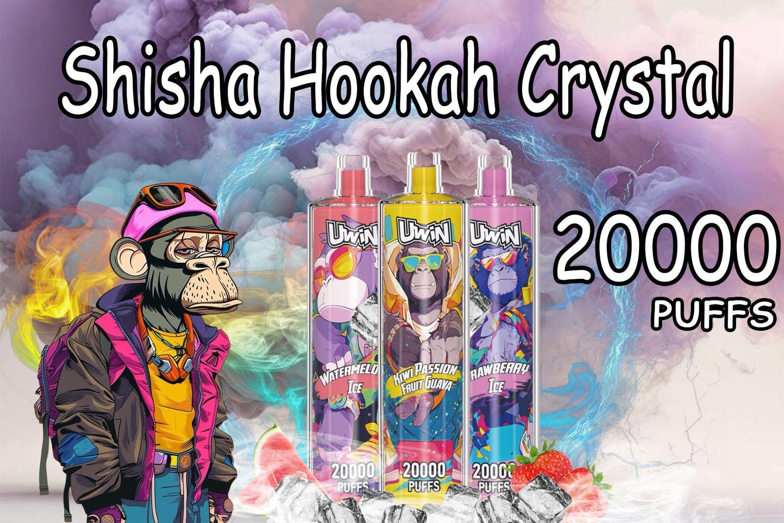 Uwin Shisha Crystal 20000