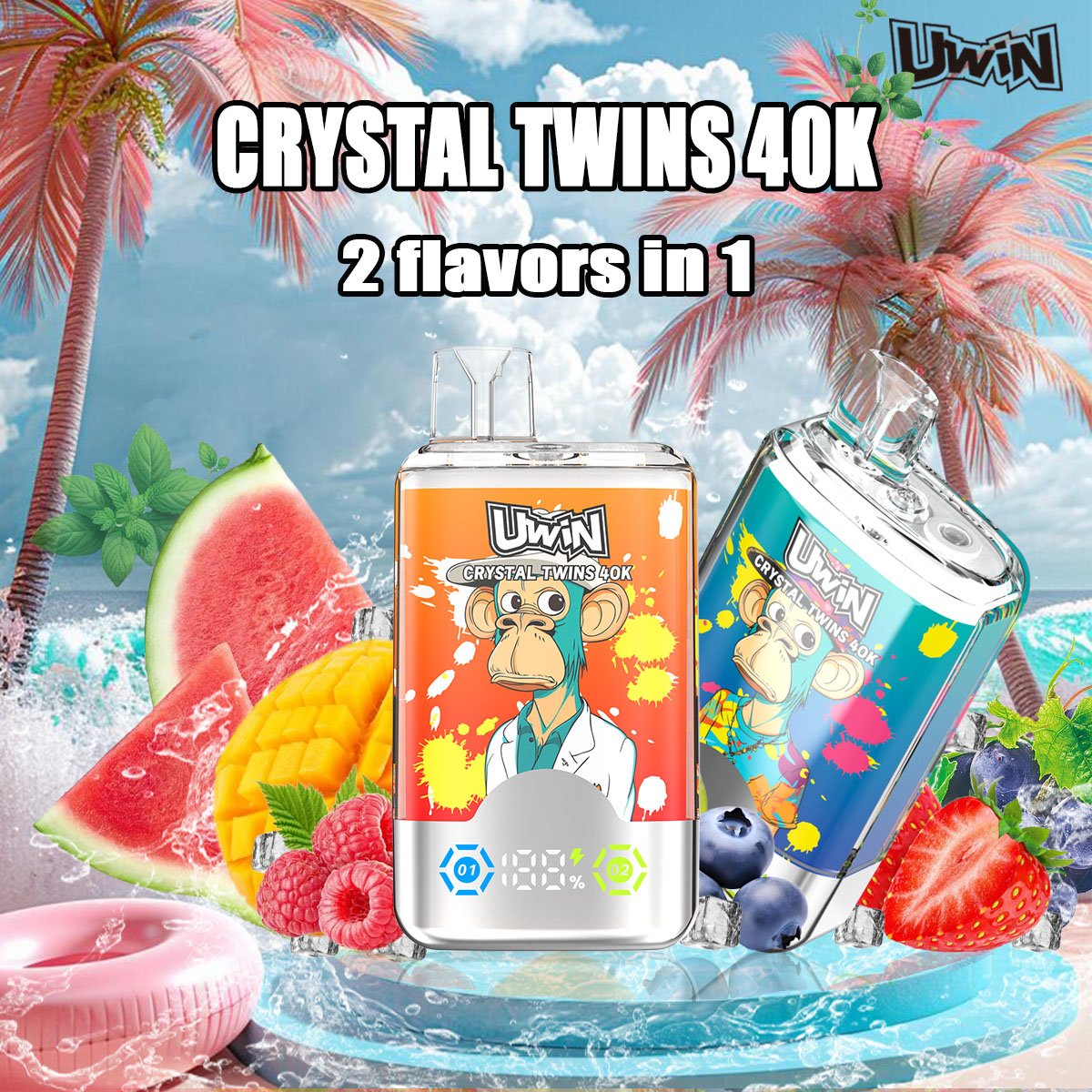 Uwin Twins Crystal 40000