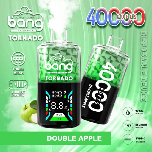 Bang Tornado 40000 Puffs Disposable Vape | Smart LED Screen & Tornado Airflow - 40k Puffs - Image 6