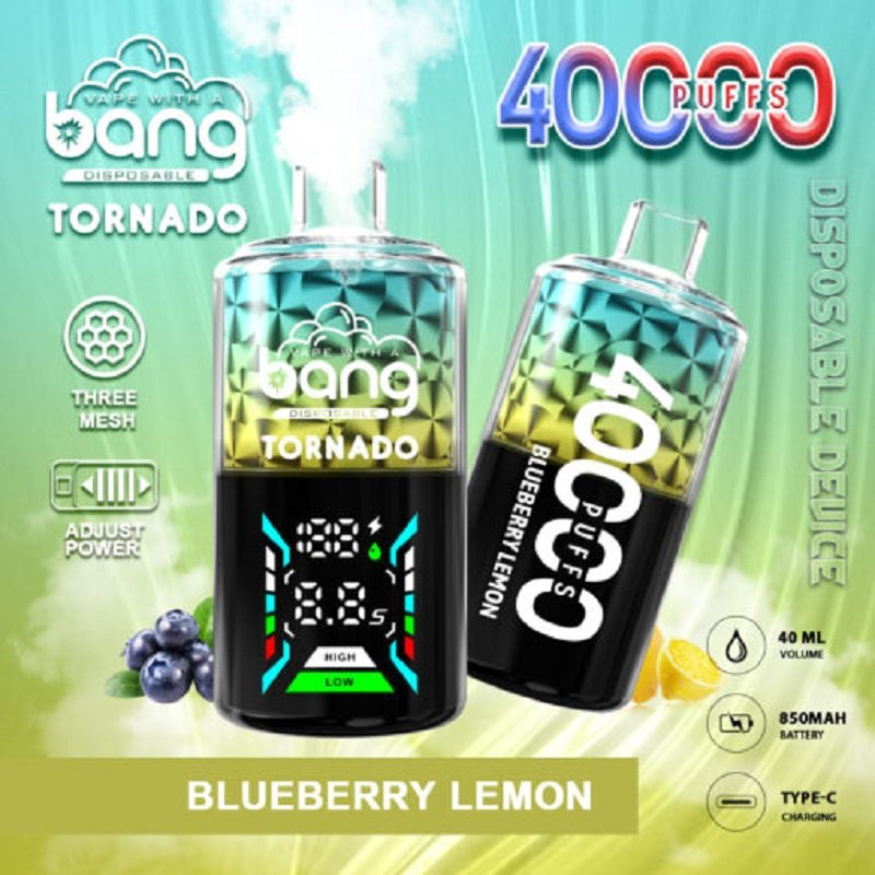 Bang Tornado 40000 Puffs Disposable Vape | Smart LED Screen & Tornado Airflow - 40k Puffs - Image 4