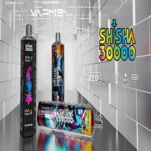 VAPME SHISHA 30000 Puffs Rechargeable Disposable Vape – High Capacity DTL Mesh Coil Shisha Pen