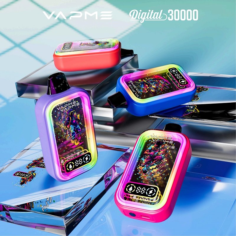 VAPME DIGITAL 30000 Puffs Disposable Vape - Smart Full Screen & Dual Mesh Coil - 20ml Premium E-liquid - Image 2